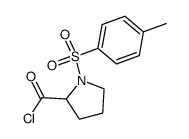 (RS)-N-(p-toluenesulfonyl)prolyl chloride结构式