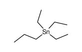 Propyltriethyltin(IV)结构式