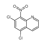 5,7-Dichloro-8-nitroquinoline Structure