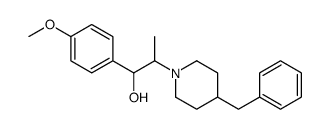 2-(4-benzylpiperidin-1-yl)-1-(4-methoxyphenyl)propan-1-ol Structure