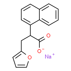 [S,(-)]-α-(1-Naphthalenyl)-2-furanpropanoic acid sodium salt picture