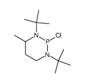 1,3-di-t-butyl-4-methyl-2-Cl-1,3,2-diazaphosphorinane结构式