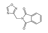 N-[(1,2,4-恶二唑-3-基)甲基]邻苯二甲酰亚胺结构式