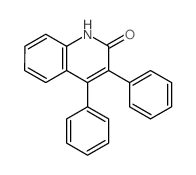 3,4-diphenyl-1H-quinolin-2-one Structure