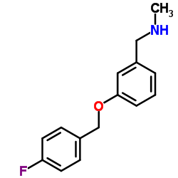 1-{3-[(4-Fluorobenzyl)oxy]phenyl}-N-methylmethanamine Structure