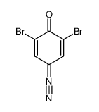 4-Diazo-2,6-dibromo-2,5-cyclohexadienone结构式