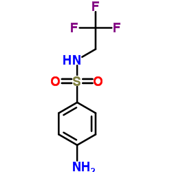 4-Amino-N-(2,2,2-trifluoroethyl)benzenesulfonamide结构式