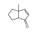 3a-methyl-4,5,6,6a-tetrahydro-1-3aH-pentalenone结构式