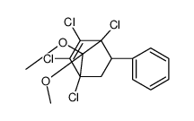1,2,3,4-tetrachloro-7,7-dimethoxy-5-phenylbicyclo[2.2.1]hept-2-ene Structure