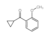 cyclopropyl-(2-methoxyphenyl)methanone结构式