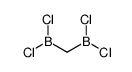 dichloro(dichloroboranylmethyl)borane Structure
