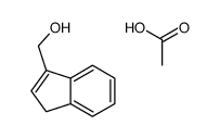 acetic acid,3H-inden-1-ylmethanol Structure