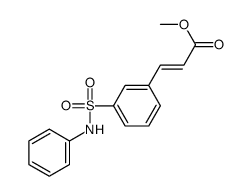 methyl (E)-3-[3-(phenylsulfamoyl)phenyl]prop-2-enoate Structure