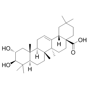 Crategolic acid structure