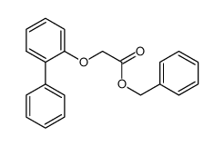 (biphenyl-2-yloxy)acetic acid benzyl ester结构式