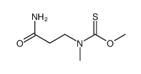 Carbamothioic acid,(3-amino-3-oxopropyl)methyl-,O-methyl ester (9CI)结构式