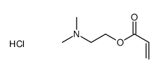 2-(dimethylamino)ethyl prop-2-enoate,hydrochloride Structure