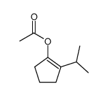 2-isopropylcyclopent-1-en-1-yl acetate Structure