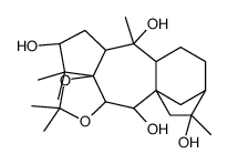 5,6-O-Isopropylidene-dihydrolyoniol-B Structure