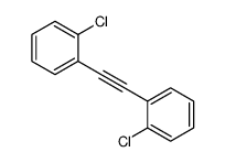 1-chloro-2-[2-(2-chlorophenyl)ethynyl]benzene结构式