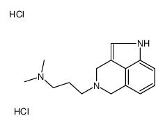 1,5-Dihydro-N,N-dimethyl-pyrrolo(4,3,2-de)isoquinoline-4(3H)-propanamine dihydrochloride结构式