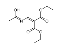 diethyl 2-(acetamidomethylidene)propanedioate结构式