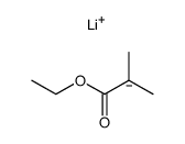 ethyl 2-methylpropanoate anion lithium结构式