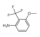 3-Methoxy-2-(trifluoromethyl)aniline结构式