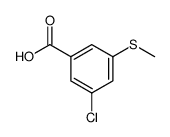 3-Chloro-5-(methylthio)benzoic acid Structure