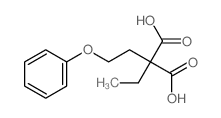 2-ethyl-2-(2-phenoxyethyl)propanedioic acid Structure