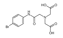 2,2'-({2-[(4-Bromophenyl)amino]-2-oxoethyl}imino)diacetic acid Structure