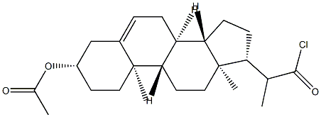 3β-(Acetyloxy)pregn-5-ene-20-carbonyl chloride结构式