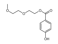 2-(2-methoxyethoxy)ethyl 4-hydroxybenzoate Structure