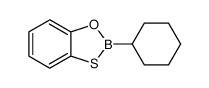 4,5-Benzo-2-cyclo-C6H11-1,3,2-oxathiaborolan结构式