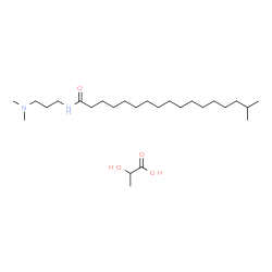 Isostearamidopropyl dimethylamine lactate结构式
