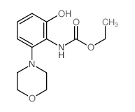 Carbamicacid, [2-hydroxy-6-(4-morpholinyl)phenyl]-, ethyl ester (9CI)结构式