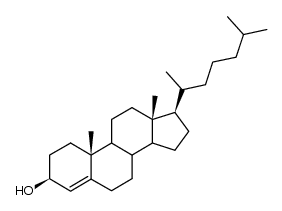 4-CHOLESTEN-3-ALPHA-OL Structure