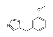 1-[(3-methoxyphenyl)methyl]imidazole结构式