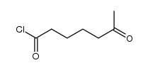 6-oxoheptanoic acid chloride Structure