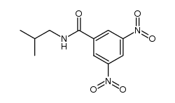 N-isobutyl-3,5-dinitrobenzamide结构式