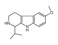 6-methoxy-1-propan-2-yl-2,3,4,9-tetrahydro-1H-pyrido[3,4-b]indole Structure