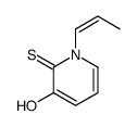 3-hydroxy-1-prop-1-enylpyridine-2-thione结构式