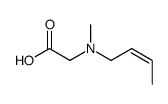 2-[but-2-enyl(methyl)amino]acetic acid Structure