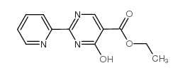 ethyl 4-hydroxy-2-(2-pyridinyl)-5-pyrimidinecarboxylate Structure