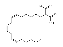 2-carboxy-icosa-(8Z,11Z,14Z)-trienoic acid Structure