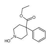 ethyl 1-hydroxy-4-phenylpiperidine-4-carboxylate结构式