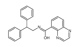 5-Quinoxalinecarboxamide,N-(2,2-diphenylethyl)-(9CI)结构式