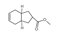 (3aR,7aS)-methyl 2,3,3a,4,7,7a-hexahydro-1H-indene-2-carboxylate结构式