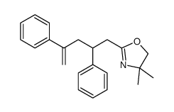 2-(2,4-diphenylpent-4-enyl)-4,4-dimethyl-5H-1,3-oxazole结构式