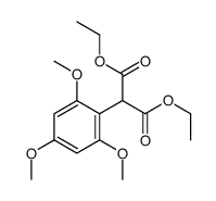 diethyl 2-(2,4,6-trimethoxyphenyl)propanedioate Structure